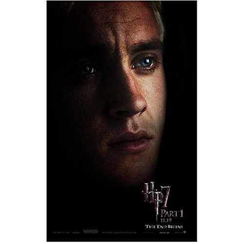 Harry Potter 8Inch x 10Inch Photo Tom Felton Head Shot "Hp7" Move Poster kn