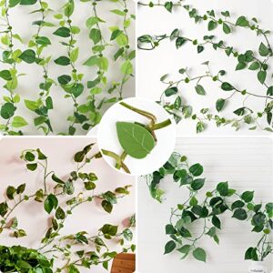 REMIAWY Plant Clips for Climbing Plants, 65 pcs Self-Adhesive Plant Climbing Wall Fixture Clips, Invisible Leaf Shaped Plant Vine Wall Clips for Hanging Indoor Outdoor Garden Plant Vegetable Support