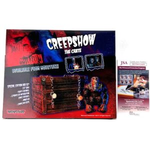 Tom Savini signed Crate Creepshow Monstarz Action Figure JSA Witnessed