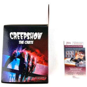 Tom Savini signed Crate Creepshow Monstarz Action Figure JSA Witnessed