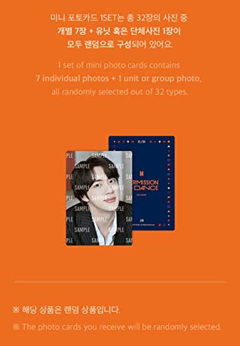 BTS - 2022 PERMISSION TO Dance On Stage *SEOUL [Mini Photo Card Set]