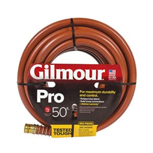 Gilmour 840501-1001 25034050 Comm RBR/Vin Hose, 3/4 by 50', Red