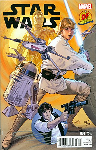 Marvel Star Wars #1 Dynamic Forces Exclusive Greg Land Variant Cover Signed by John Cassaday Set of 4