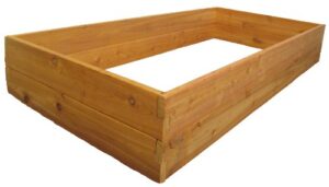 raised bed garden kit 3’x6’x11″ by infinite cedar
