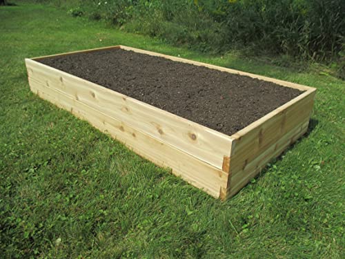 Raised Bed Garden Kit 3'x6'x11" by Infinite Cedar