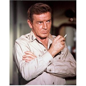 voyage to the bottom of the sea (tv series) 8 & 10 photo richard basehart smoking cig kn