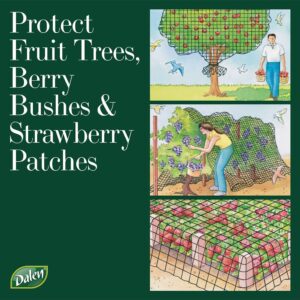 Dalen Bird X Protective Mesh Netting - Keep Birds and Pests Away from Your Garden – Non Toxic - Made in The USA - 14' x 14'
