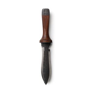 barebones hori hori ultimate – walnut handle – tempered steel blade, garden tool (ultimate tool)
