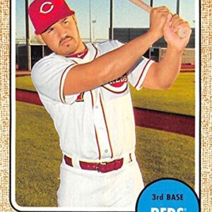 2017 Topps Heritage #130 Eugenio Suarez Cincinnati Reds Baseball Card