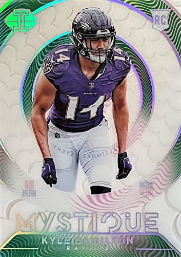 KYLE HAMILTON Authentic ROOKIE Football Card - 2022 Panini ILLUSIONS Short Print MYSTIQUE - Baltimore Ravens