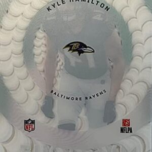 KYLE HAMILTON Authentic ROOKIE Football Card - 2022 Panini ILLUSIONS Short Print MYSTIQUE - Baltimore Ravens