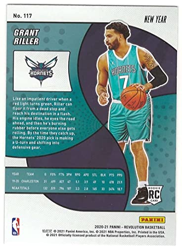 GRANT RILLER RC 2020-21 Panini Revolution Chinese New Year NM+-MT+ Basketball #117 ROOKIE