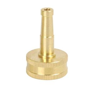 rocky mountain goods jet nozzle for garden hose – solid brass sweeper hose nozzle for high pressure cleaning – leakproof rubber washer – great for cleaning car, siding, driveway