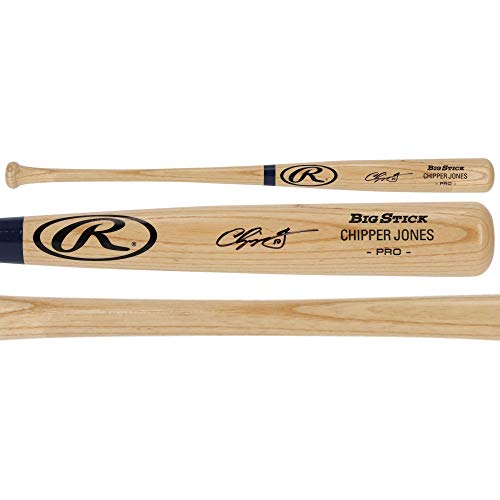 Chipper Jones Atlanta Braves Autographed Rawlings Game Model Bat - Autographed MLB Bats