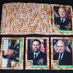 1991 Topps Desert Storm Series 1 Trading Card Set (88) Nm/Mt