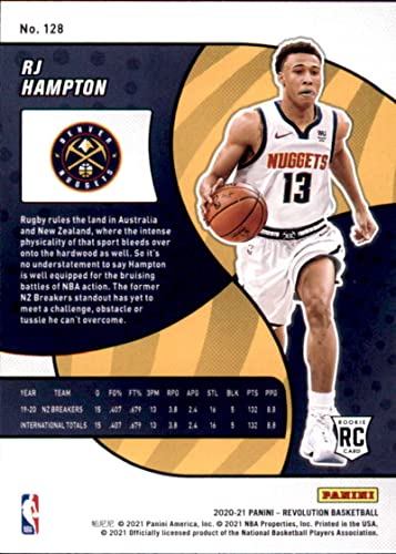 RJ HAMPTON RC 2020-21 Panini Revolution NM+-MT+ Basketball #128 ROOKIE Nuggets