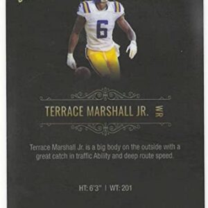 TERRACE MARSHALL Jr RC 2021 Wild Card Matte #MBC-13 Panthers