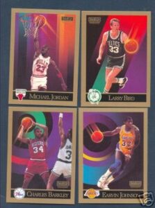 1990 /91 skybox basketball cards premier edition set of 300 cards including michael jordan, larry bird, magic johnson, david robinson, charles barkley & more!!
