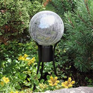 Achla Designs GBS-14 Trestle II Gazing Globe Ball Stand, 13 1/2-in H, Black