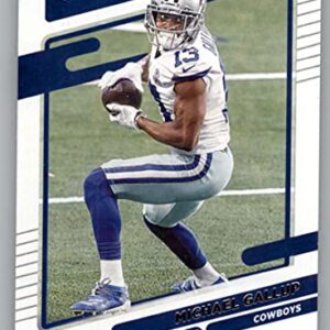 2021 Donruss #192 Michael Gallup Dallas Cowboys NFL Football Trading Card