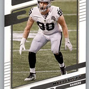 2021 Donruss #87 Maxx Crosby Las Vegas Raiders NFL Football Trading Card