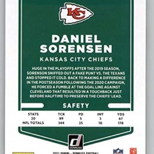 2021 Donruss #121 Daniel Sorensen Kansas City Chiefs NFL Football Trading Card