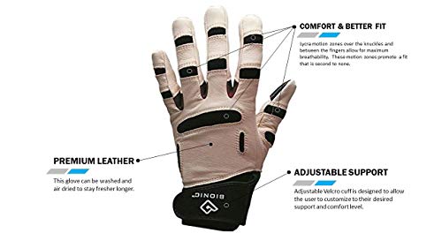 Women's ReliefGrip Gardening Premium Leather Gloves (Medium)