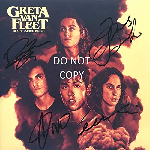 Greta Van Fleet reprint signed 12x12 Black Smoke Rising Album poster photo Josh Kiszka RP