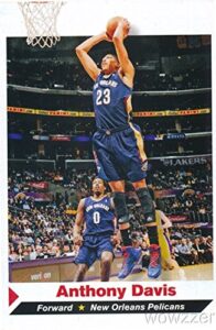 anthony davis 2013 si for kids rookie card ! awesome rookie of new orleans pelicans superstar! shipped in ultra pro top loader to protect it!