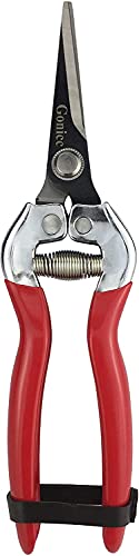 gonicc Professional Micro-Tip Pruning Snip (GPPS-1008), Small Garden Hand Pruner & shears For Arranging Flowers, Trimming Plants & Hydroponic Herbs, And Harvesting Fruits & Vegetables.