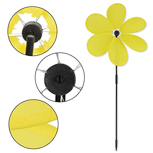 B bangcool Wind Spinners Sunflower Lawn Pinwheels Windmill Party Pinwheel Wind Spinner for Patio Lawn & Garden