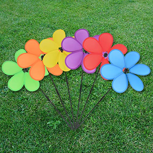 B bangcool Wind Spinners Sunflower Lawn Pinwheels Windmill Party Pinwheel Wind Spinner for Patio Lawn & Garden