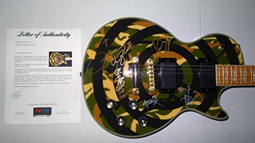 Signed Black Label Society Zakk Wylde Autographed Guitar Certified Psa Dna # Ad03872