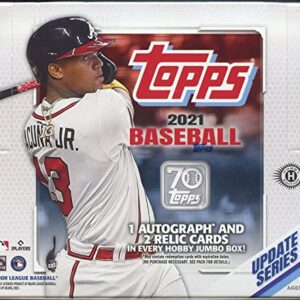 2021 Topps Update Jumbo Baseball Hobby Box - Factory Sealed