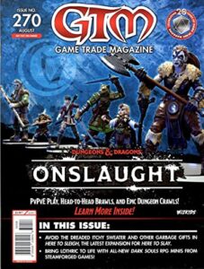 game trade magazine #270b vf/nm ; alliance comic book | dungeons and dragons onslaught
