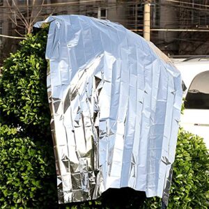 2Pc Plant Reflective Film,82 x 47 inch Silver Plant Reflective Film Garden Grow Light Accessories Greenhouse Reflective Covering Sheets