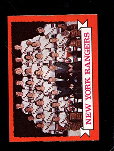 1973-74 TOPPS #102 RANGERS TEAM EX NY RANGERS