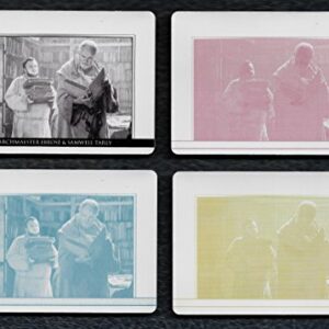 2018 Game of Thrones Season 7 Archive Box Exclusive Set of 4 Printing Plates Relationships Card DL44 Archmaester Ebrose & Samwell Tarly