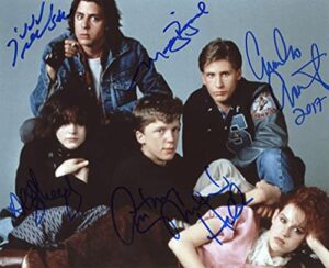the breakfast club – cast autographs signed 8×10 photo
