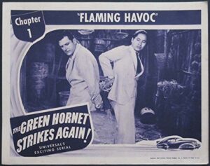green hornet strikes again universal serial 1940 original chapter 1 lobby card 11x14 movie poster