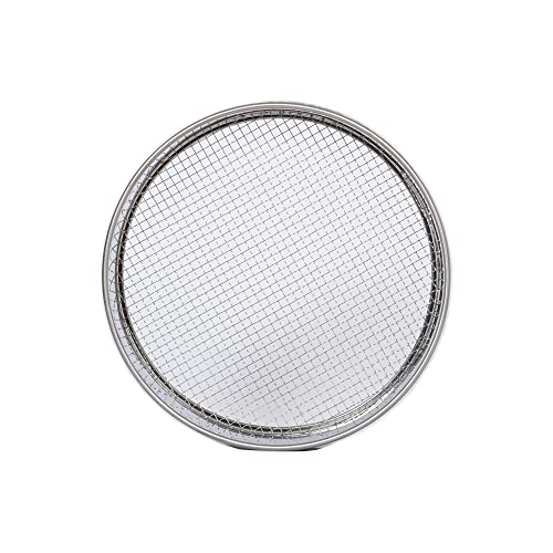 Garden Soil Sifter -10" Sifting Pan-Sieve for Sand Rocks Dirt Compost (1/4”Mesh Screen)