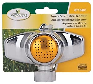 Rocky Mountain Goods Metal Spot Sprinkler for Lawn / Garden - Covers up to 30 ft Diameter Area - Ideal for Small to Medium Lawn Watering (Square)