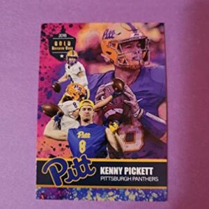 Kenny Pickett 2018 Rainbow Gold Rookie Card RC Pitt Pittsburgh Panthers 2022 1st Round NFL pick