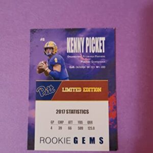 Kenny Pickett 2018 Rainbow Gold Rookie Card RC Pitt Pittsburgh Panthers 2022 1st Round NFL pick