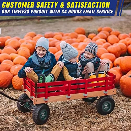 2 Pcs 10" Flat Free Tires Solid Pneumatic Tires Wheels, 4.10/3.50-4 Air Less Tires with 5/8 Center Bearings, for Wheelbarrow/Trolley Dolly/Garden Wagon Carts/Hand Truck/Wheel Barrel/Lawn Mower, 2 Pack