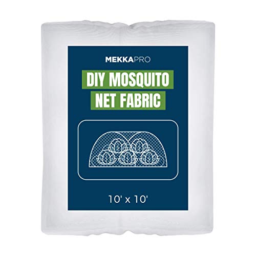 MEKKAPRO Large Mosquito Bug Screen Netting, 10ft x 10ft, Garden Netting for Vegetables, Flowers, Fruits, Plants Barrier Insect Bird