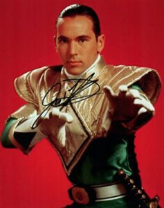 jason david frank green ranger reprint signed photo #1 rp