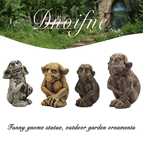 Gargoyle Sculpture, Gothic Sculpture, Troll Resin Crafts, Gargoyle Resin Crafts, Home Decor Ornaments, Outdoor Garden Ornaments