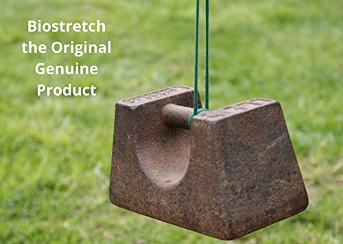 Biostretch Extra Wide Tree Ties and Large Plant String | Environmentally Smart Soft Green Plant Support and Garden Twine (Bio Extra Wide 26 ft / 8M)