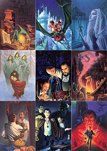 JAMES WARHOLA 1995 FPG COMPLETE BASE CARD SET OF 90 FANTASY ART